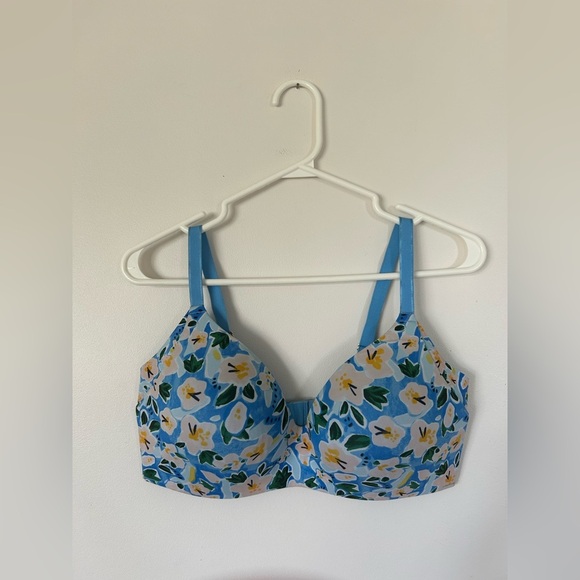 knix Other - Knix Size 5 WingWoman Contour Bra Bouquet Blue Floral